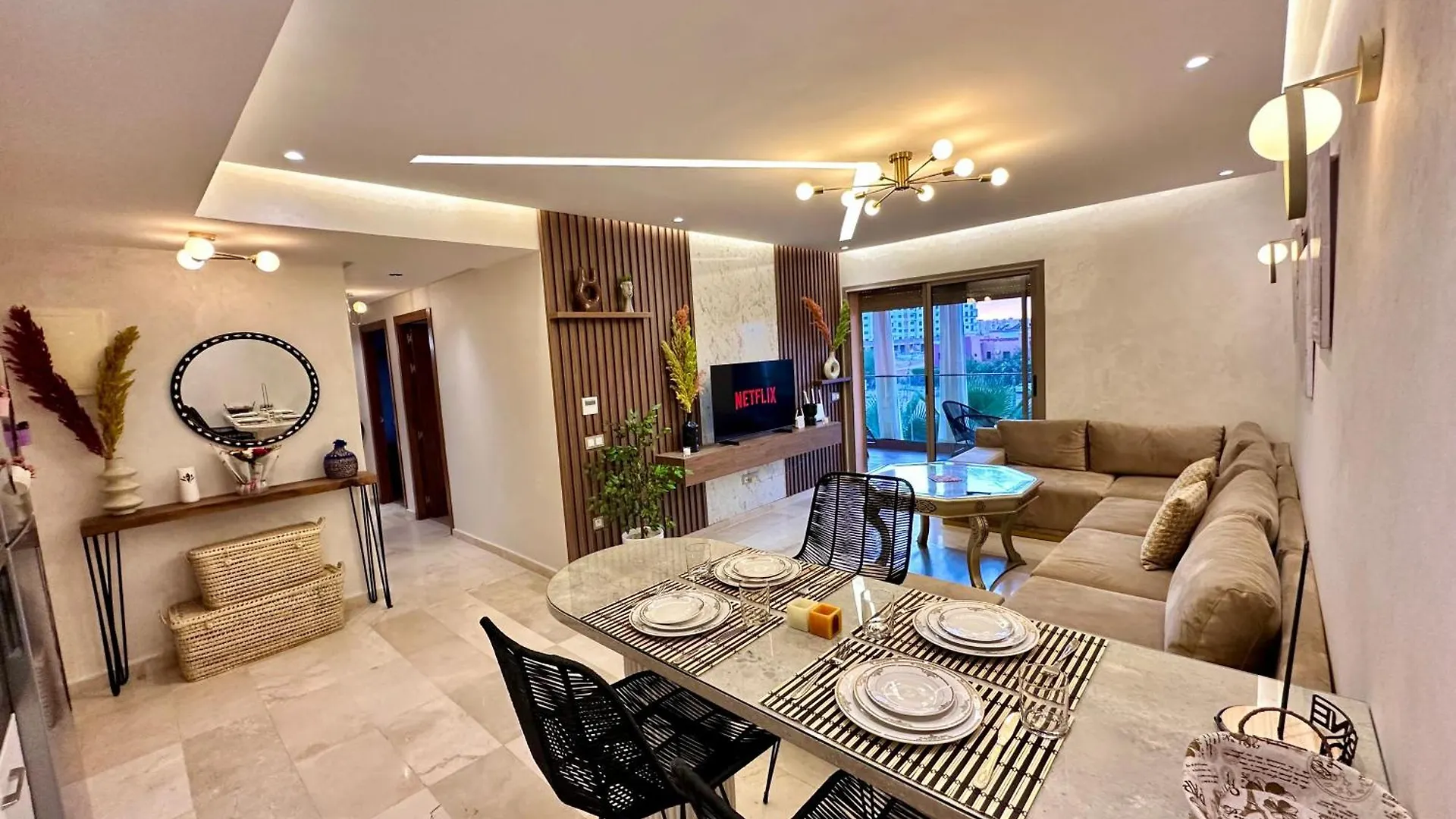 Pearl Garden Appart 2 Chambres Luxe Cosy Moderne Marrakesh